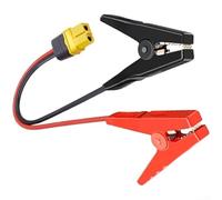 For XT60 to 100 mm Clamping Cable, 12AWG Silicone Charging Cable with Clip, 30 A 60 V High Current Connection Cable for RC Model Making Drones Battery (Female Head 2.0 m)