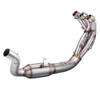 For Y&amaha For MT-09 V3 FZ-09 2021-2023 Motorcycle Whole Vehicle Escape Refit Front Mid Exhaust Muffler Link Pipe Motorbike Muffler Exhaust(A)