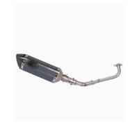 For Y&amaha For NMAX 125 155 NMAX155 NMAX125 Motorcycle Exhaust Slip-On Full System Modified Front Middle Link Pipe Exhaust Pipe Motorcycle Muffler Exhaust Pipe(8)