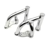For Y&AMAHA For V&Max 1200 1991-2007 Motorcycle Engine Guard Highway Crash Bar Lower Buffer Frame Protection Side Mount Bumper Highway Crash Bar Body(Chrome)