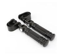 For Y&amaha Motorcycle Pegs 25MM 32MM Crash Bar O-Ring Clamps Mount Footrests Highway Footpegs Motorcycle Foot Pegs(Black Highway Pegs)