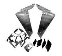For Y&amaha MT-09 FZ-09 MT09 FZ09 SP 2021-2023 Motorcycle Sport Downforce Side Spoilers Aerodynamic Wind Wing Deflector Motorcycle Fairing Side Wing Panel(Carbon Look-S)