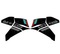 For Y&amaha MT03 MT-03 Motorcycle Anti Slip Fuel Oil Tank Pad Side Grip Sticker Decal Protector Traction(Color6)