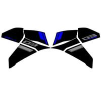 For Y&amaha MT03 MT-03 Motorcycle Anti Slip Fuel Oil Tank Pad Side Grip Sticker Decal Protector Traction(Color2)