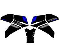 For Y&amaha MT03 MT-03 Motorcycle Anti Slip Fuel Oil Tank Pad Side Grip Sticker Decal Protector Traction(Color3)