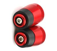 For Y&amaha MT07 2014-2019 Motorcycle CNC Aluminum Handlebar Bar Ends Balance Pads Hand Grip Plug Slider Motorcycle Handlebar Caps Ends Plug(Red)