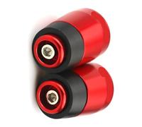 For Y&amaha MT07 2014-2019 Motorcycle CNC Aluminum Handlebar Bar Ends Balance Pads Hand Grip Plug Slider Motorcycle Handlebar Caps Ends Plug(Red)