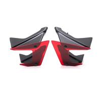 For Y&amaha MT07 MT 07 Motorcycle Side Downforce Naked Spoilers Fixed Wing Winglet Fairing Wings Accessories spoiler kit(Rosso)