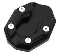 For Y&amaha NVX155 For AEROX155 NVX 155 For AEROX 155 Motorcycle Accessories CNC Aluminium Side Stand Enlarge Plate Kickstand Extension Motorcycle Side Stand Plate Pad(Black b)