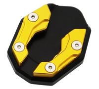 For Y&amaha NVX155 For AEROX155 NVX 155 For AEROX 155 Motorcycle Accessories CNC Aluminium Side Stand Enlarge Plate Kickstand Extension Motorcycle Side Stand Plate Pad(Gold a)