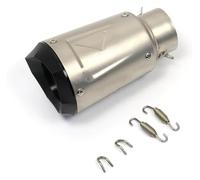 For Y&amaha R1 R6 For MT03 51mm 60mm Motorcycle Exhaust DB Killer Pipe Escape diameter slip exhaust pipe(2 60mm)
