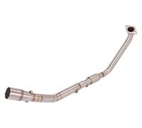 For Y&amaha R15 V3 R125 For MT15 2017-2019 Motorcycle System Front Link Escape Muffler Slip On Exhaust Pipe Motorcycle Exhaust Muffler System(F)