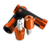 For Y&amaha R3 YZF R3 2015-2022 Motorcycle Handle Bar Weight Handlebar Ends Cover Cap Anti-Skid Plug Hand Grips Motorcycle Handlebar Caps Ends Plug(Orange)