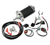 For Y&amaha T40 2-Stroke 40HP Model 66T Motorcycle Starter Motor Electrical Start Conversion Set Electric Starter Motor Assy