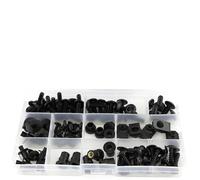 For Y&amaha Tmax500 Tmax 500 2001-2011 Motorcycle Full Fairing Bolts Kit Cowling Side Cover Screws Clips Nuts Steel Mounting clip(Black)