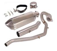 For Y&amaha XG250 For Tricker All Years Motorcycle Full Exhaust System Tips Front Mid Link Pipe Slip On 51mm Mufflers Escape Motorcycle Muffler Exhaust Pipe(4)