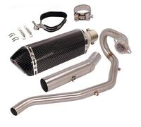 For Y&amaha XG250 For Tricker All Years Motorcycle Full Exhaust System Tips Front Mid Link Pipe Slip On 51mm Mufflers Escape motorbike muffler exhaust(6)