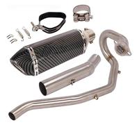 For Y&amaha XG250 For Tricker All Years Motorcycle Full Exhaust System Tips Front Mid Link Pipe Slip On 51mm Mufflers Escape Motorcycle Muffler Exhaust Pipe(5)