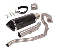 For Y&amaha XG250 For Tricker All Years Motorcycle Full Exhaust System Tips Front Mid Link Pipe Slip On 51mm Mufflers Escape Motorcycle Exhaust Mid Link Pipe(6)