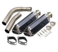 For Y&amaha YZF R1 2009-2014 Motorcycle Exhaust Muffler System Mid Link Pipe Carbon Face Escape motorbike muffler exhaust(3)