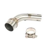 For Y&amaha YZF R25 R3 MT-03 MT03 Motorcycle Exhaust 51mm Escape Systems Connection Muffler Modified Slip On Middle Link Pipe(Style A)