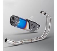 For Y&amaha YZF R3 R25 MT03 2015-2024 Motorcycle Exhaust Full System Slip On Double Hole Cover Muffler Front Link Pipe(Type I)