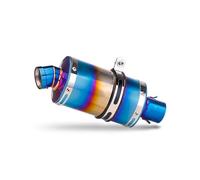 For Y&amaha YZF-R3 YZF R3 Motorcycle Exhaust Stainless Muffler Pipe 340mm 440mm 540mm T118 With DB Killer Motorcycle Exhaust Pipe(340 blue)