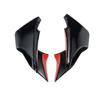 For Y&amaha YZF-R6 2017-2023 Front Fairing Aerodynamic Winglets Side Spoilers Decorative Dynamic Wing Kit decoration parts(Bright Black)