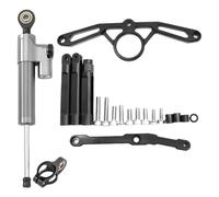 For Ya&ma&ha For MT09 FZ09 2021-2023 Steering Damper Stabilizer Bracket Mounting Support Motorcycles Steering Dampers Motorcycle Accessories Stabilizer(Gray)