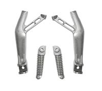 For Ya&ma&ha For R6 2017-2025 For R1 R1S R1M 2015-2024 For R7 2022-2024 2023 Motorcycle Modification Foot Pedal Foot Pegs for Motorbike(Silver)