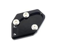 For YA&MA&HA For TMAX530 15-16 Motorcycle Kickstand Foot Side Stand Extension Pad Support Plate Enlarge Stand Anti-slip Sidestand Pad(2)