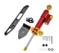 For Ya&ma&ha For XJR1300 2002-2015 Motorcycle Stabilize Safety Control With Mounting Holder Steering Dampers for Motorcycles(RED-A)