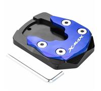 For YA&MA&HA X-MAX XMAX400 300 250 125 Xmax300 Kickstand Foot Side Stand Extension Pad Support Plate Enlarge Stand(XMAX-BU)