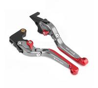 FOR YA&MAHA MT-09 2014-2020 Motorcycle Adjustable Extendable Brake Clutch Lever(Silver RED)
