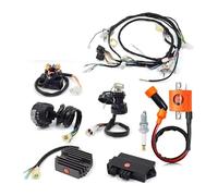 For Yam&aha For Warrior YFM 350 X Wiring Harness Ignition Coil Left Handlebar Switch Igniter CDI Relay Rectifier Complete Kit Stator Magneto Ignition Coil Rotor