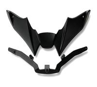 For Yam&aha MT 09 2021-2023 Motorcycle Accessories Naked Front Spoiler Winglet Aerodynamic Wing Kit Spoiler Side Panel Cover Fairing(Black)