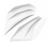 For Yam&aha SMAX 155 Universal Motorcycle Side Wing 2PCS Motorcycle Spoiler Wing Winglet Aerodynamic Side Wing Fin Spoiler Side Panel Cover Fairing(White)
