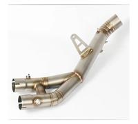 For YAM&AHA YZF R1 Exhaust Motorcross Slip On Motorcycle Muffler Modified Middle Pipe Stainless Steel Connect Link 2015-2020 Year YZF-R1