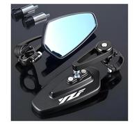 For YAM&AHA YZF R1 R3 R6 R25 R125 R1M YZFR1 YZFR6 YZFR3 7/8" 22mm Mirrors Handlebar End Mirror(Black)