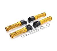 For Yama&ha FZ07 FZ09 FJ09 FZ10 XSR700 XSR900 2014-2021 Motorcycle Driver Footrest Foot Pegs Front Rear Footpegs Accessories Pedal bracket(Gold)