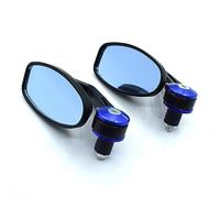 For Yama&ha MT-07/FZ-07 FJ-09 MT-09/SR/FZ-09 FZ1 Fa&zer FZ16 Universal 7/8" 22mm Aluminum Motorcycle HandleBar Ends Side Mirrors Compatible Parts(Blue)