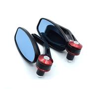 For Yama&ha MT-07/FZ-07 FJ-09 MT-09/SR/FZ-09 FZ1 Fa&zer FZ16 Universal 7/8" 22mm Aluminum Motorcycle HandleBar Ends Side Mirrors Compatible Parts(Red)