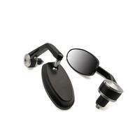 For Yama&ha MT09 MT07 TDM900 Motorcycle Rear View Side Mirrors Rearview Bar End Cafe Racer Mirror(Silver)