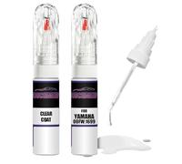 For YAMAHA BRIGHT CHERRY RED 00FW;1699 + Clear Coat Touch Up Paint Lacquer Fix Kit