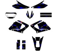 for Yamaha DTX125 DT X 125 2002 2003 2004 2005 2006 2007 Sticker Motorcycle Graphic Decal Kits(Multi-Colored 7)