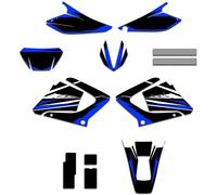 for Yamaha DTX125 DT X 125 2002 2003 2004 2005 2006 2007 Sticker Motorcycle Graphic Decal Kits(Multi-Colored 4)