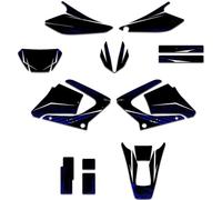 for Yamaha DTX125 DT X 125 2002 2003 2004 2005 2006 2007 Sticker Motorcycle Graphic Decal Kits(Multi-Colored 2)