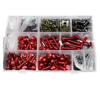 For YAMAHA FJR 1300 FJR1300 2004-2013 MT09 MT07 Bodywork Screws Motorcycle Fairing Bolt Screw Fastener Fixation fairing fasteners clips(Black)