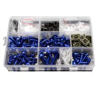 For YAMAHA FJR 1300 FJR1300 2004-2013 MT09 MT07 Bodywork Screws Motorcycle Fairing Bolt Screw Fastener Fixation fairing fasteners clips(Blue)
