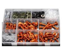 For YAMAHA FJR 1300 FJR1300 2004-2013 MT09 MT07 Bodywork Screws Motorcycle Fairing Bolt Screw Fastener Fixation fairing fasteners clips(Orange)